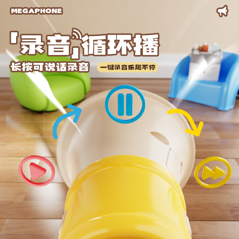 2025 Loud Mini Recording Speaker Funny Music Prank Pendant Portable Loudspeaker Toy