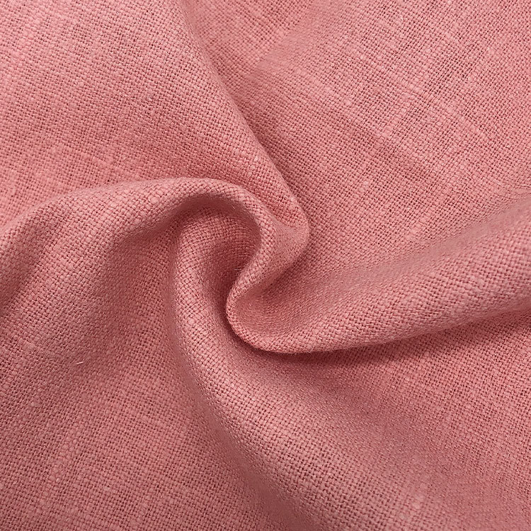 8*8 Ramie Sand Washed Slub Fabric Men's and Women's Pants Hanfu Tea Clothing Outer Single Fabric