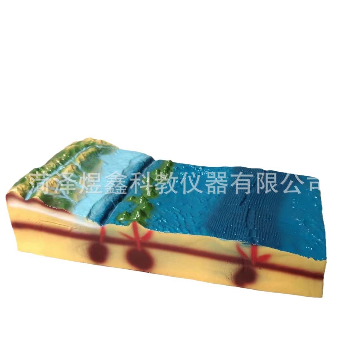 Manufacturers supply seabed terrain model initial Senior high school geographic equipment geographic model teaching instruments