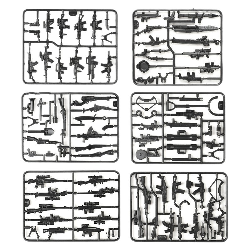 Compatible with Lego Cross-Border Building Blocks, Military Equipment, Heavy Weapons, Assembled Children's Educational Toys, Modern Weapons