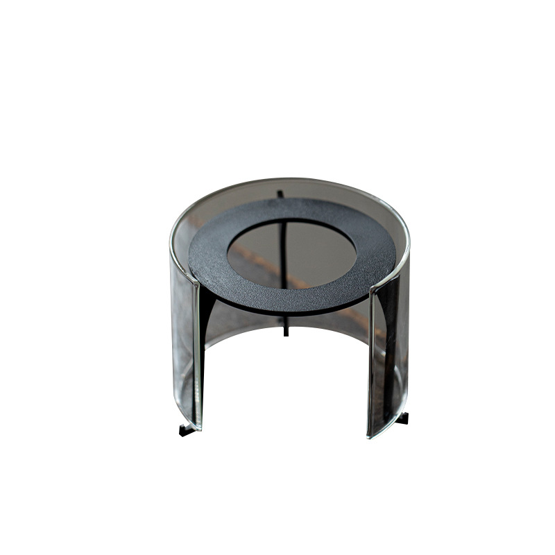 High borosilicate glass cover enclosure stove tea maker iron tripod hot tea maker heat preservation tea stove alcohol stove open flame