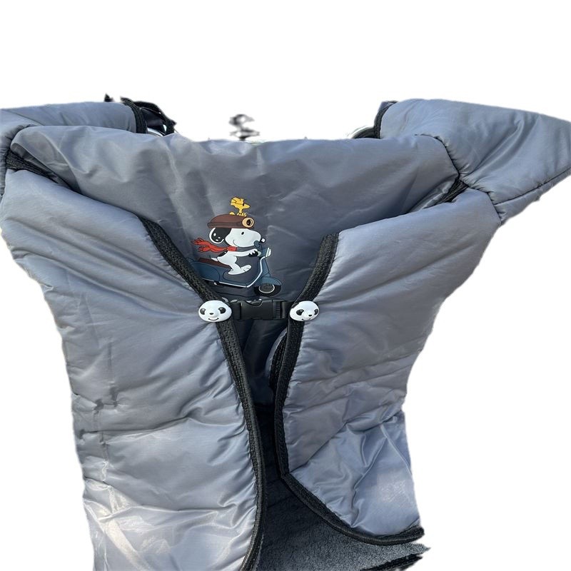 Electric car bear buckle wind shield fixed buckle detachable adjustable wind shield storage rain-proof all-season universal