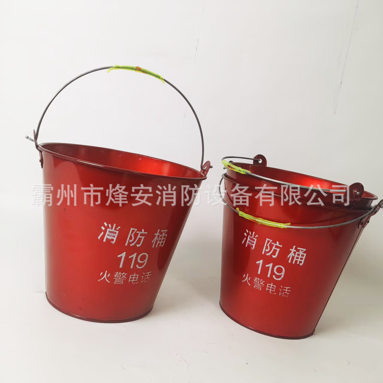 Firefighting Barrel, Half Barrel, 8-Liter Barrel, Yellow Sand Barrel, Firefighting Equipment, Thickened Cold-Rolled Steel Firefighting Barrel, Red Leather Iron Barrel