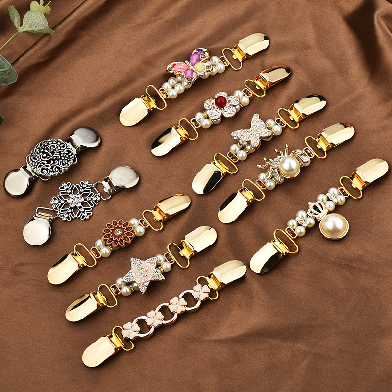 Индивидуальная брошь-клипса в ретро-стиле для шарфов и кардиганов