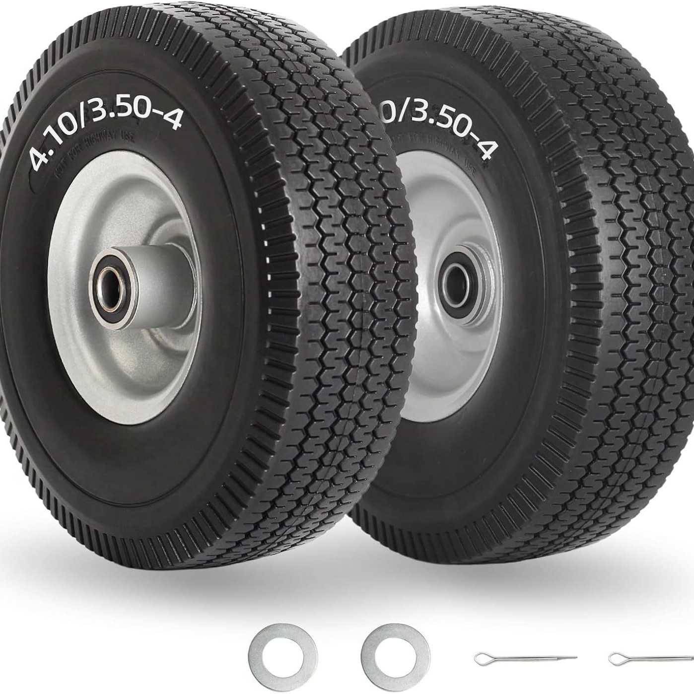 10-дюймовое цельное колесо замена подходит для плоских бескамерных шин и колес с размерами 4.10/3.50-4