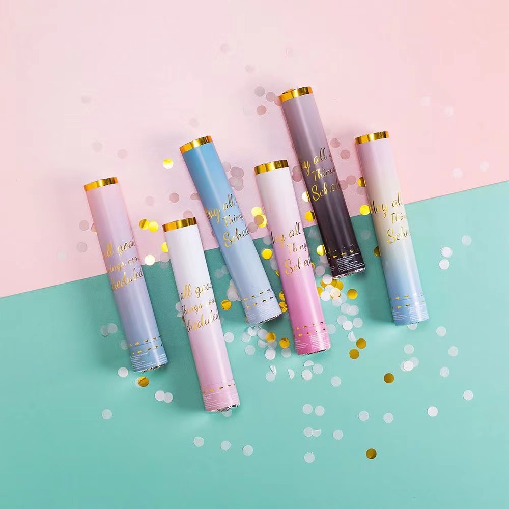 Hand-Held Small Salute Birthday Party Fireworks Salute Tube Housewarming Celebration Wedding Festival Hand-Twisted Flower Tube