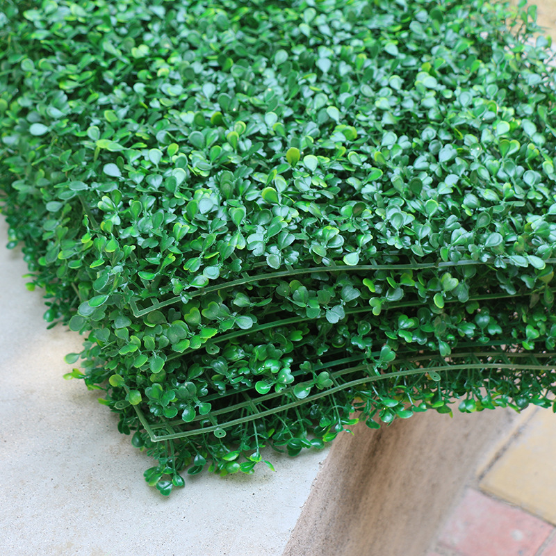 Simulated Lawn Green Plant Wall Artificial Plastic Fake Lawn Turf Bean Plate Grass Milan Grass Plant Wall Flower Decoration