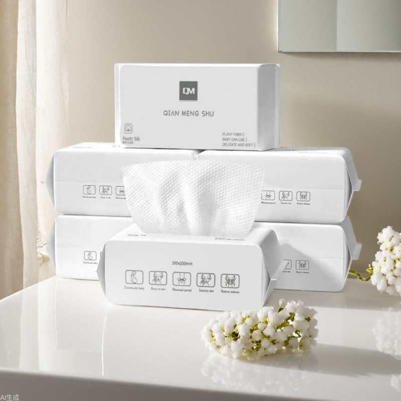 Мягкое хлопковое полотенце, одноразовое полотенце для лица, 100% хлопок, настенное полотенце для лица, увеличенное и утолщенное очищающее полотенце, полотенце для протирания лица