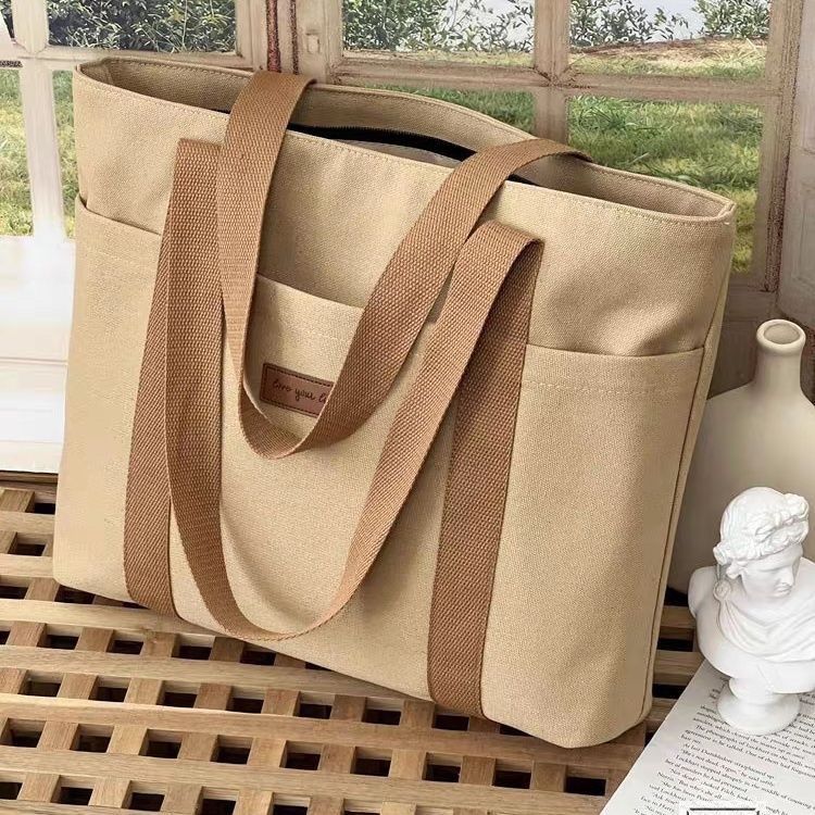 Оригинальный дизайн японской толстовки, простой универсальный холщовый сумка для commuting, студенческая классическая сумка на плечо