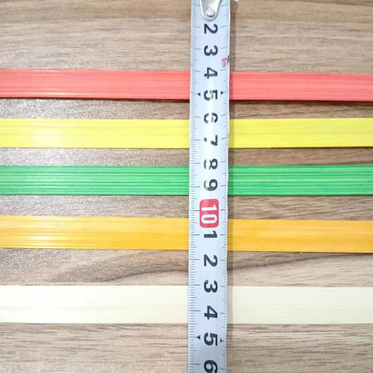 Colorful Handmade Bamboo Strips DIY Materials Bamboo Silk Children's Bamboo Weaving Bamboo Pieces Creative Ethnic Craft Weaving