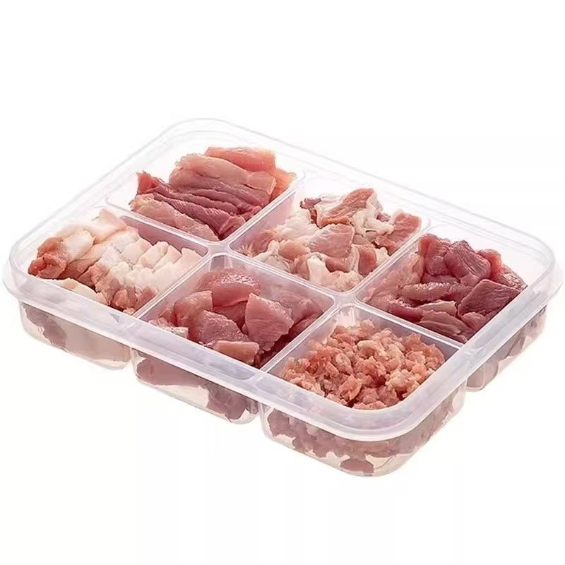 Refrigerator Compartment Storage Box Frozen Meat Box Frozen Crisper Food Packaging Box Refrigerator Special Organizer Food Grade
