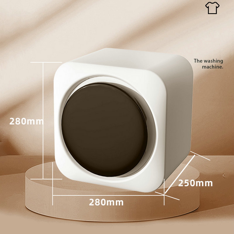 Source Manufacturer Mini Wall-Mounted Fully Automatic Drum-Type Underwear Washing Machine Underwear and Socks Washing and Drying All-In-One Machine