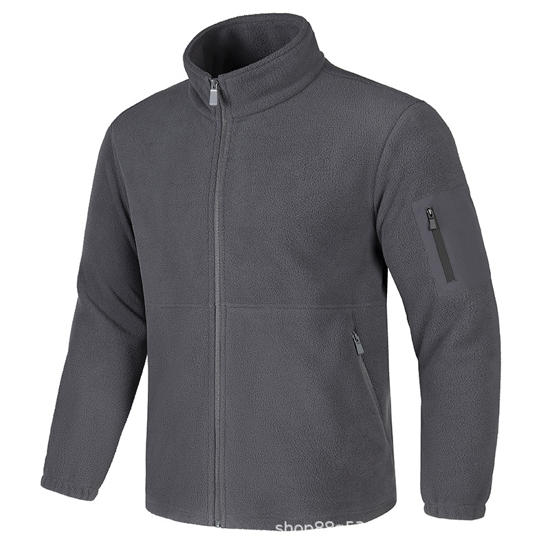 Новый мужской флисовый жакет для активного отдыха, повседневный полярный флис, утолщенный теплый свитер