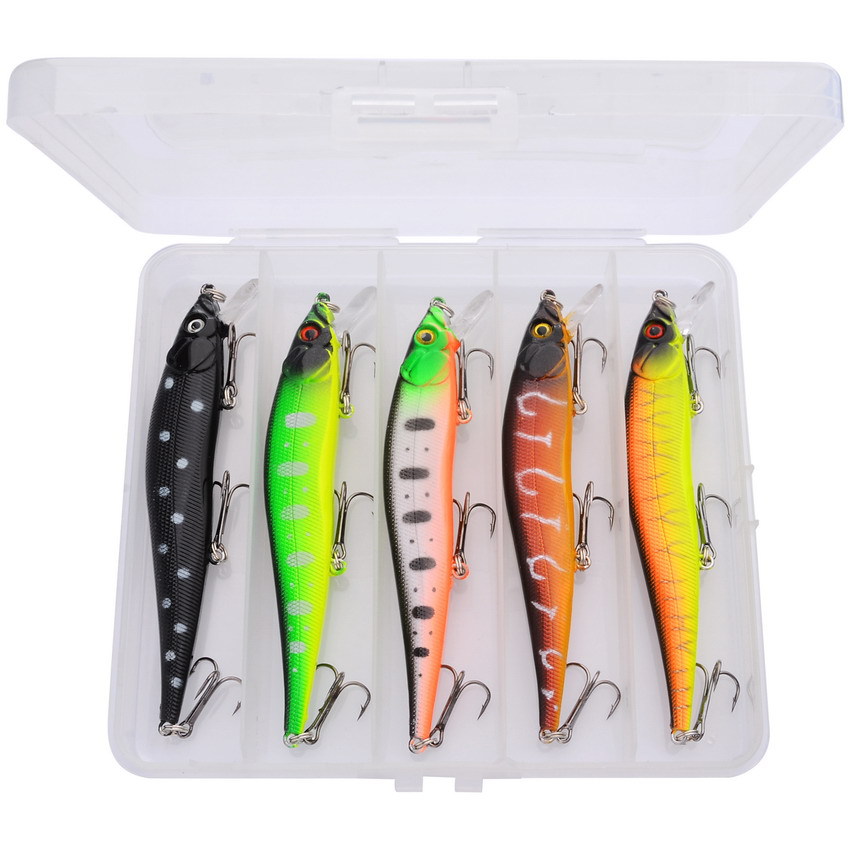 13.7g Bionic Remote Plastic Fishing Bait Sea Fishing Luya Bait Sound Bead Mino Fake Bait Mino Luya Bait Wild Fishing Set