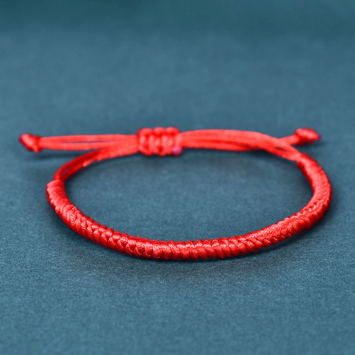 Hand-Woven Dragon Boat Festival Colorful Rope Bracelet Xiao Zhan's Same Style Diamond Knot Adjustable Red Lucky Bracelet Gift