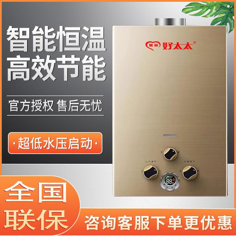 Газовый водонагреватель на баллонном сжиженном газе трубопроводный природный газ принудительная вытяжка низкое давление воды