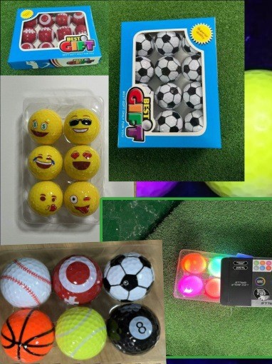 Golf golf gift ball practice ball manufacturers can print multi-color logo