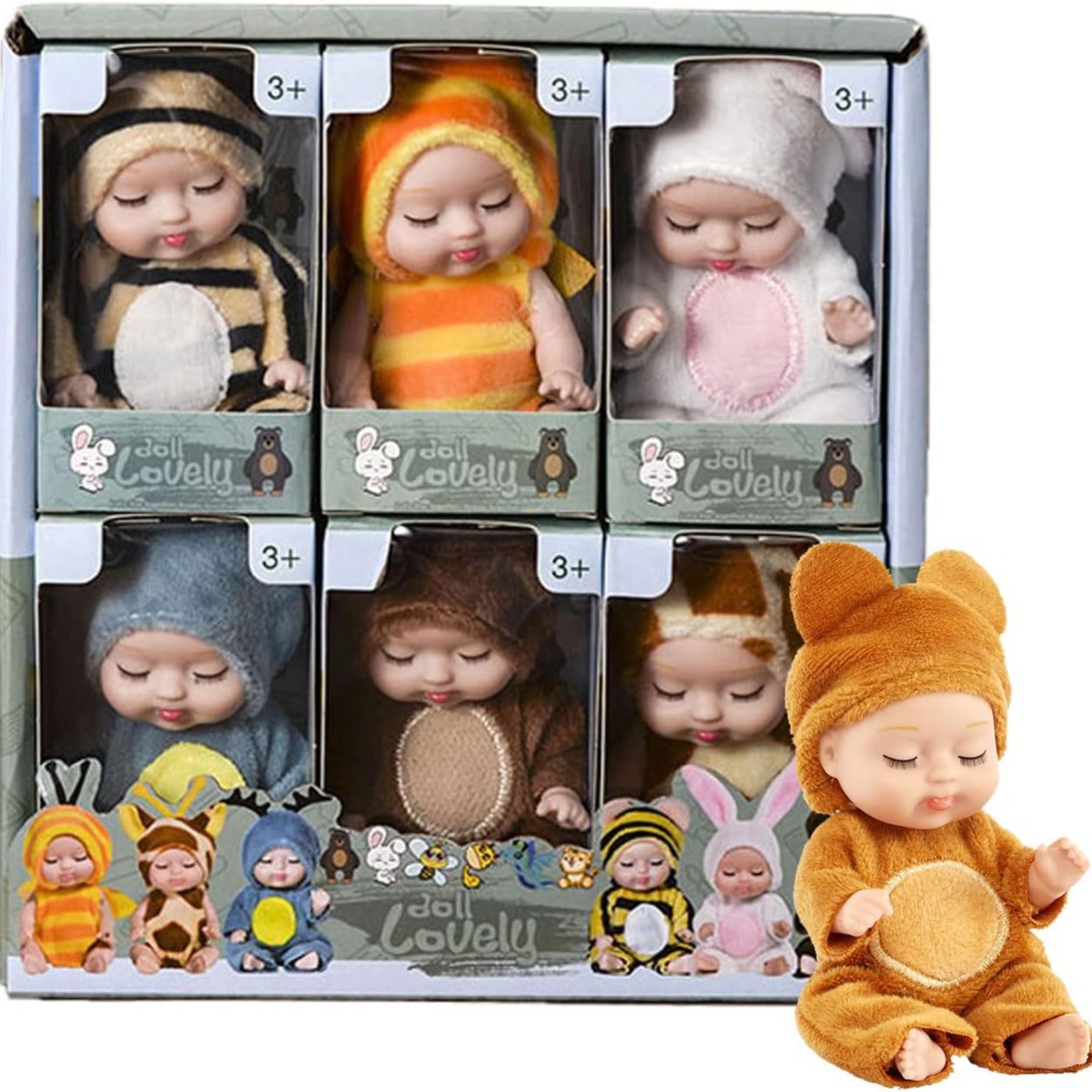 Rebirth Doll Sleeping Girl Princess Sleeping Children Toy Gift Box Wholesale bjd Doll Cross Border Exclusive
