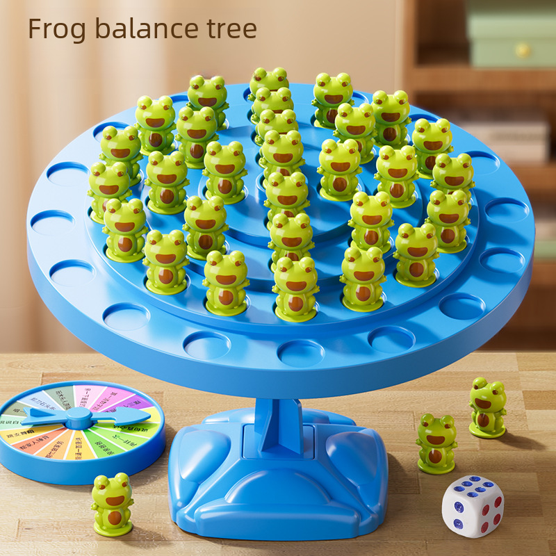 Tiktok balance spaceman children's toy desktop game early education puzzle doll balance tree parent-child interaction wholesale