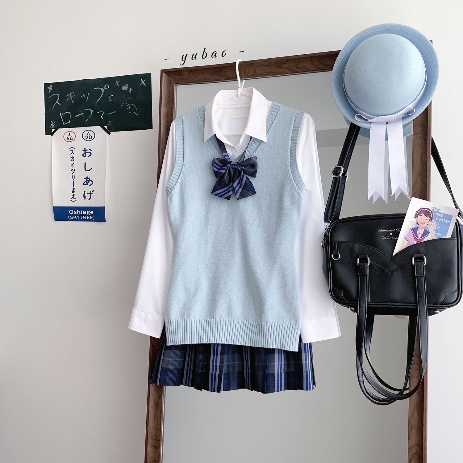 Оригинальный свитер-жилет с подчеркиванием талии Jk в японском униформенном колледжном стиле, однотонный, универсальный вязаный, осень-зима