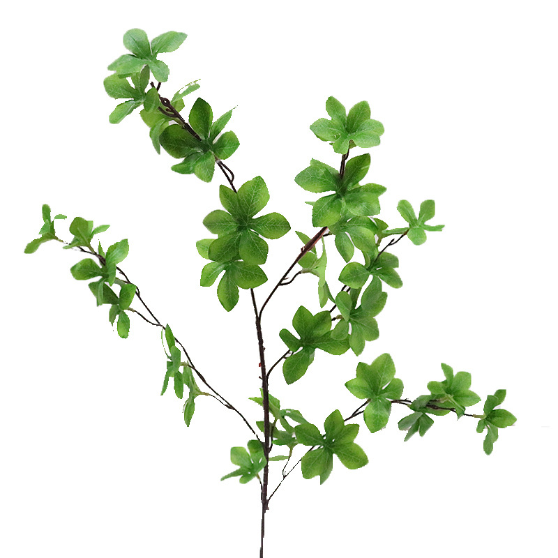 Green Artificial Flower Mori Ceiling Green Plant Leaves Wedding Flowers Matching Leaves Floral Decorative Props Artificial Flower Asparagus