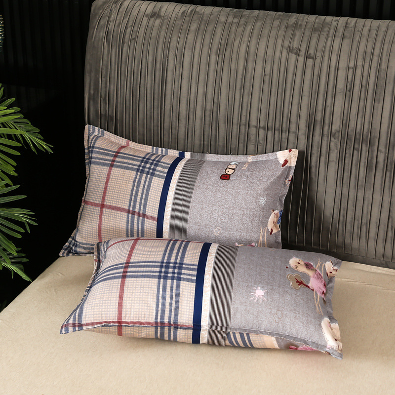 Factory Wholesale Plant Cashmere Pillowcase Pillowcase Thickened Single Student Dormitory Pillowcase Exhibition and Sale Stall Cross-Border