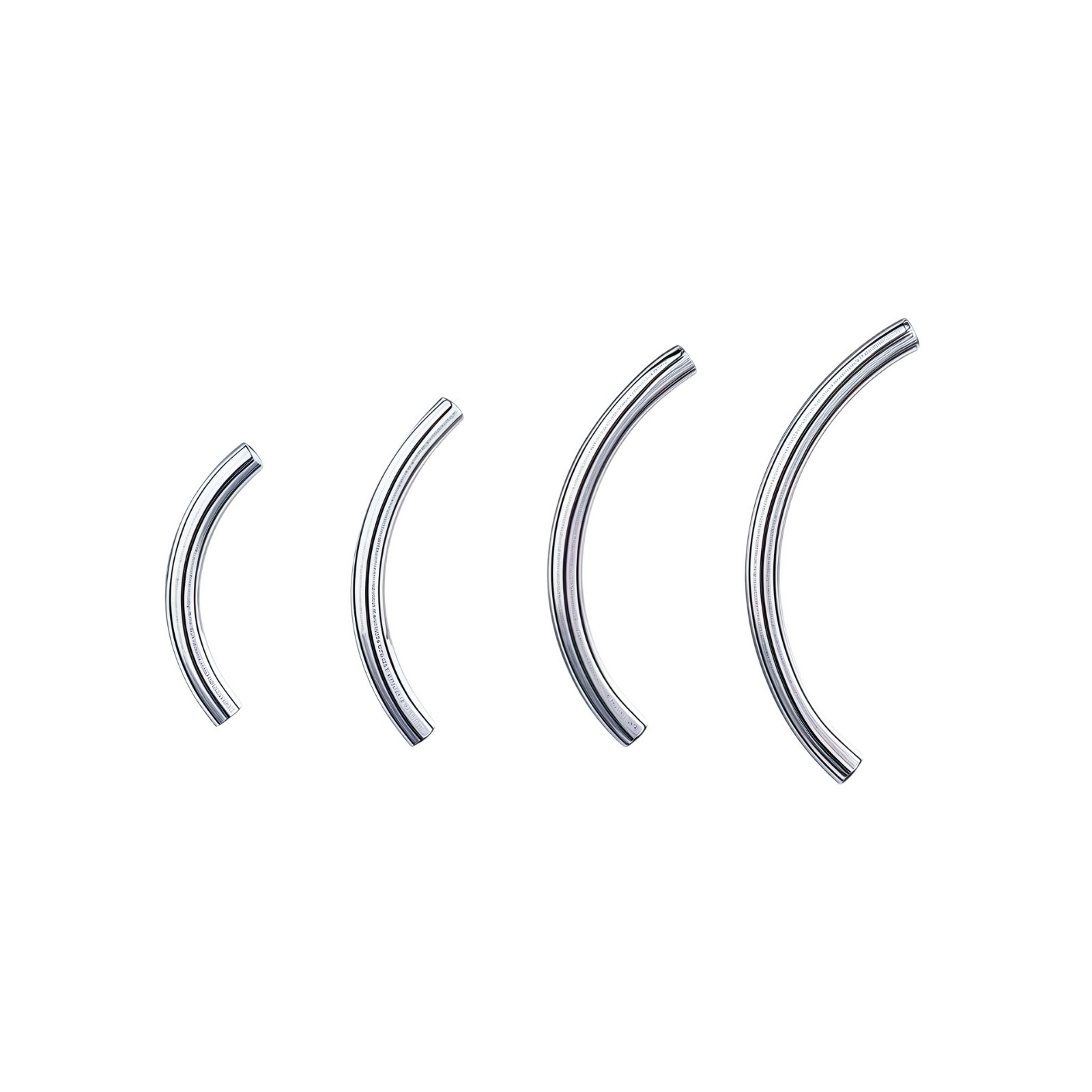 F136 Titanium Alloy Internal Thread Curved Rod G23 Internal Thread Navel Nail Eyebrow Nail Lip Nail Replacement Rod Body Piercing Jewelry