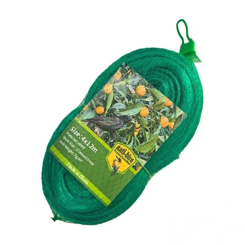 Сетка от птиц экспортного качества, трансграничная поставка, для дворовых виноградных и вишневых деревьев, зеленая и черная полиэтиленовая, прямая продажа с завода