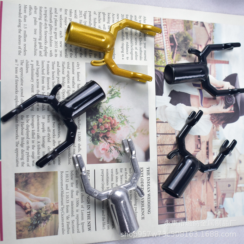 Утолщенная, прочная, алюминиевая вешалка, внутреннее отверстие 19 мм, многокрасочная