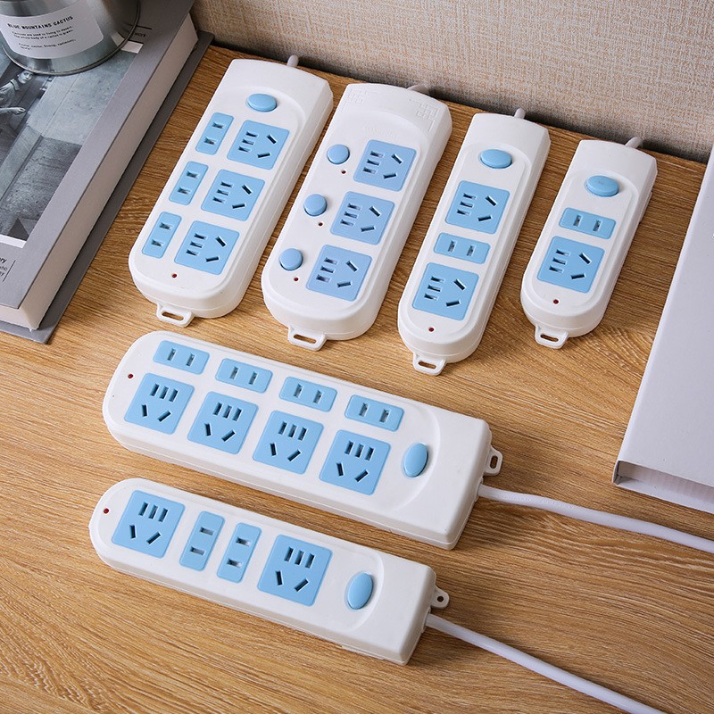 Многофункциональная розетка с проводом, офисная и домашняя, с несколькими отверстиями