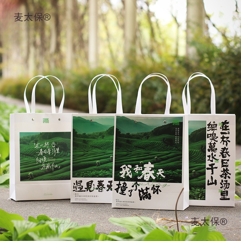 Весенний чай новая сумка зеленого чая новая упаковка для чая Миньцян Лунцзин Билуочунь Хуаншань Маофэн Анжи Метабо