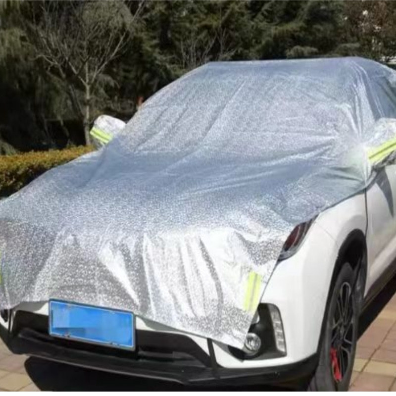Утолщенная хлопковая одежда для автомобиля, полное покрытие, стеклянный капот, универсальная теплоизоляция, защита от дождя и пыли