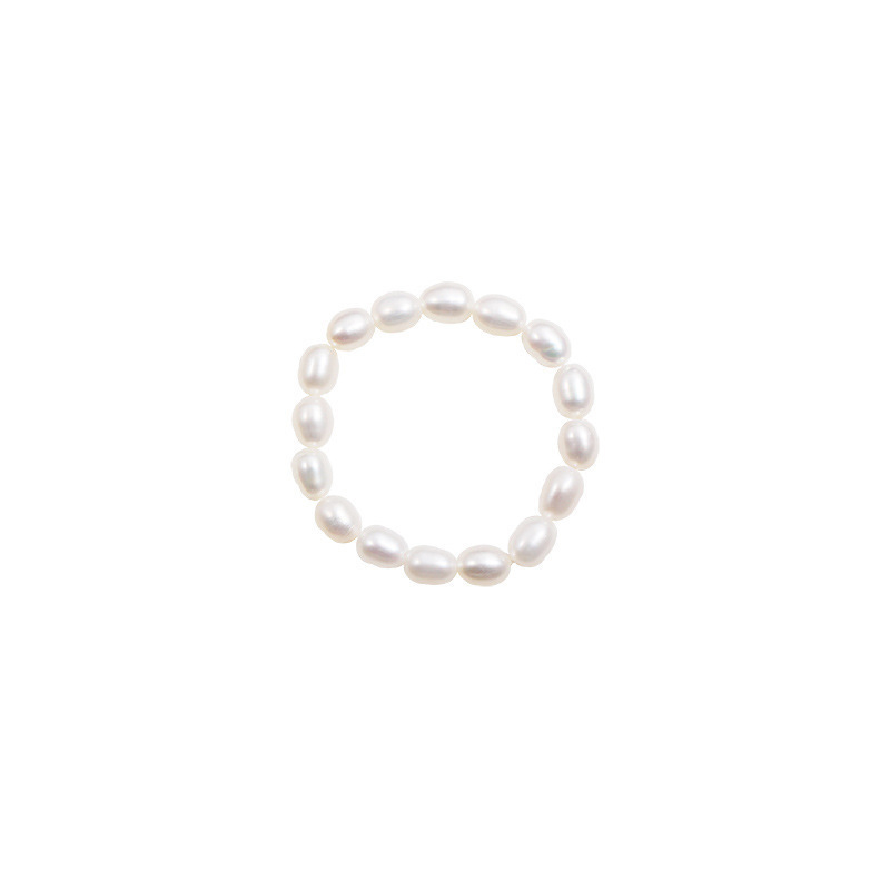 Use Natural Pearl Rings for Women, 2mm Small Rice Pearls, Freshwater Pearl Rings for Stacking on the Index Finger, with a High-End Feel