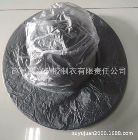 Topper Hat Waterproof Plastic Cover PVC Rain Hat Reusable Export Hat Cover Rainproof Large Quantity Discount