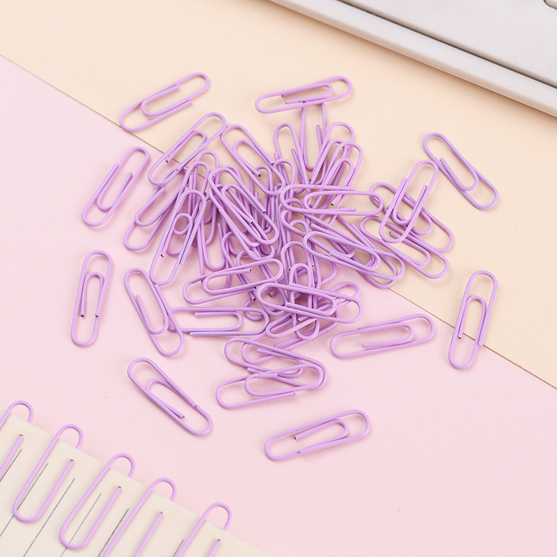 Cross-border exclusive for macaroon color paper clip 28MM 33MM 50mm color paper clip U-shaped pin