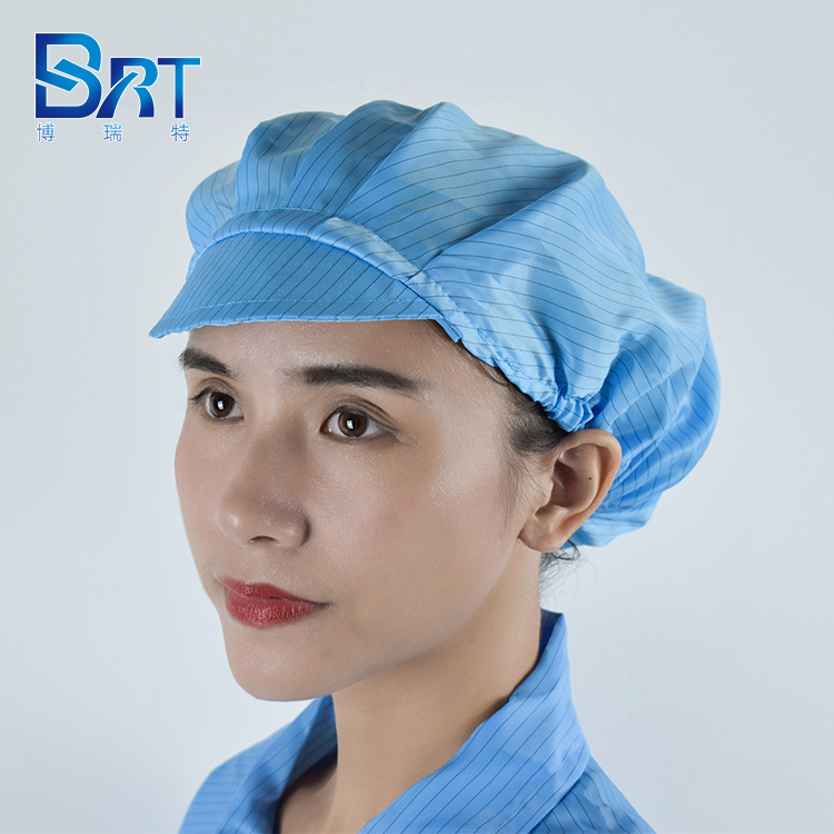SOURCE Factory wholesale anti-static work cap anti-static peaked cap mesh breathable electronic workshop dustproof clean cap
