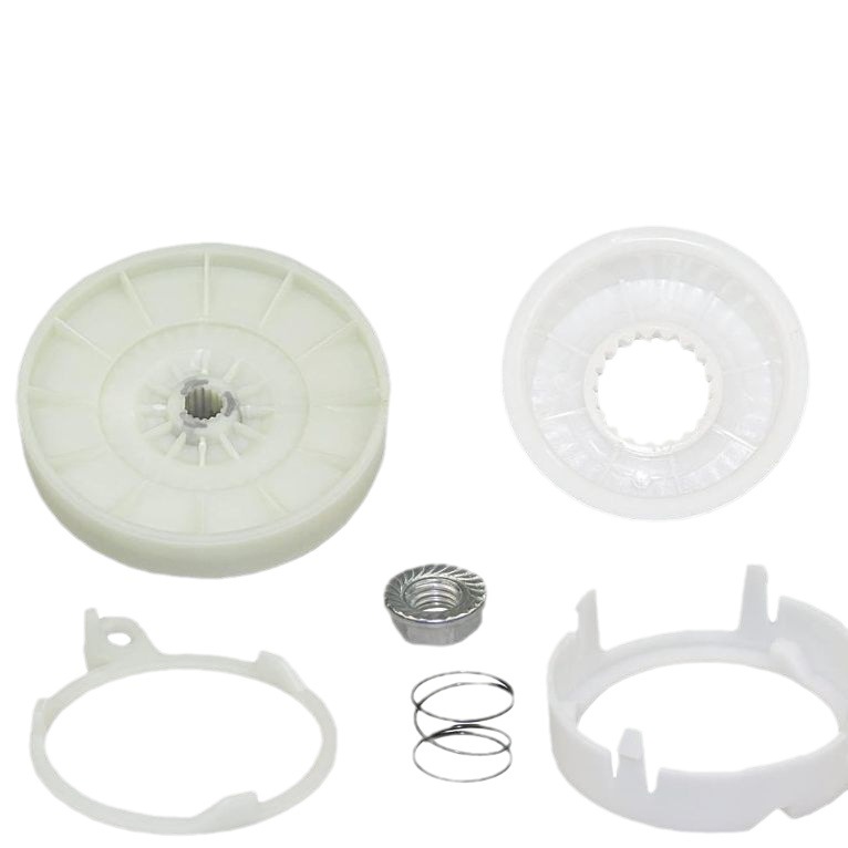 Factory supplied W10721967 washing machine pulley clutch kit with W10006384 drive belt