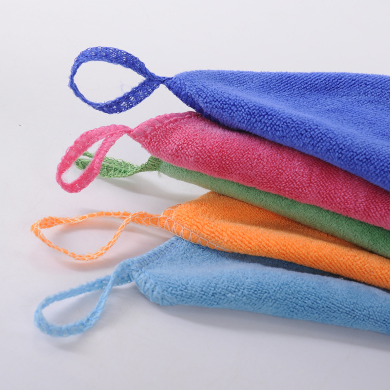 Маленькая тряпка для уборки утолщенная влагопоглощающая тряпка для пола для мытья стекол тряпка для мойки автомобиля квадратная салфетка для скатерти