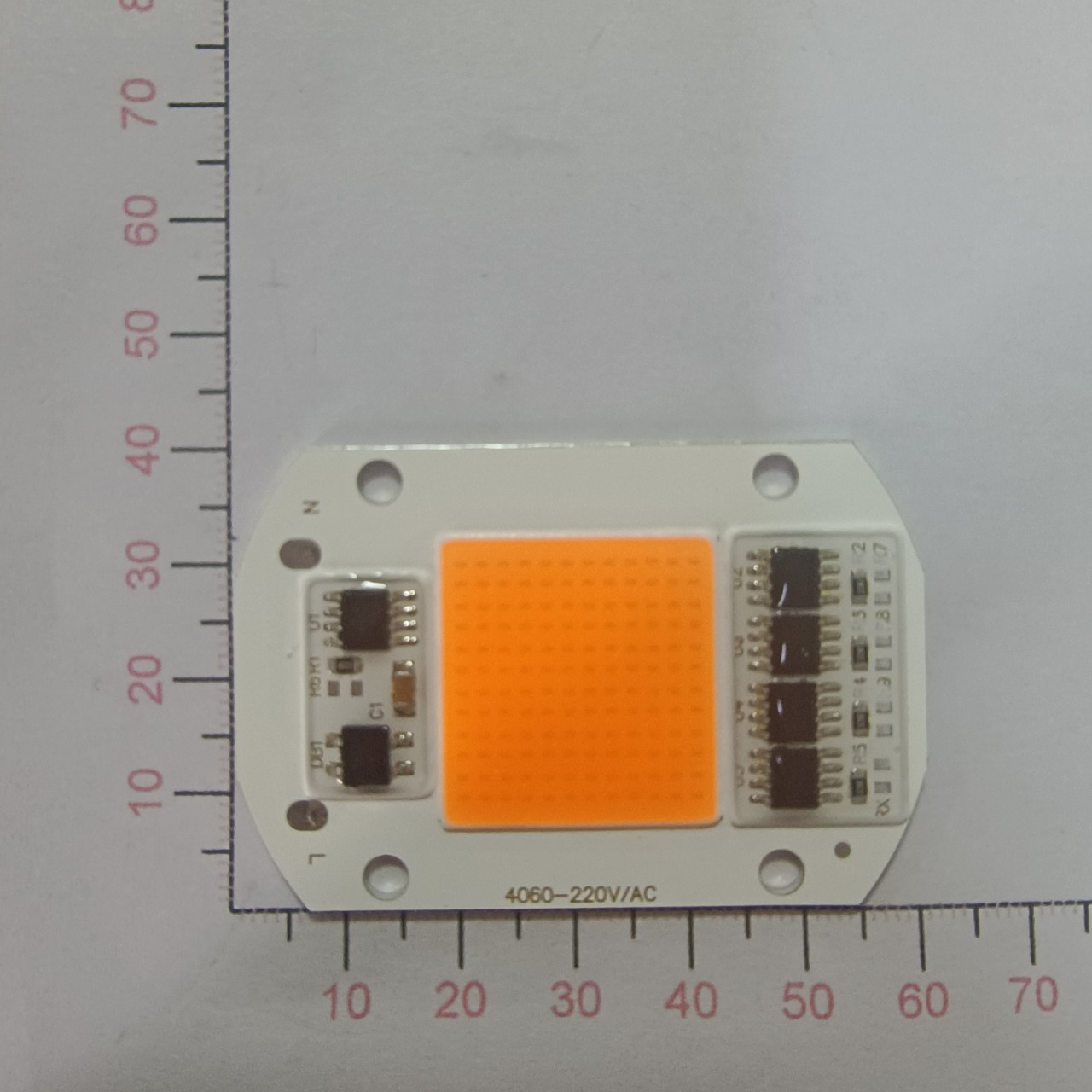 Linear Integrated COB light source 220V flip-chip 50W4060