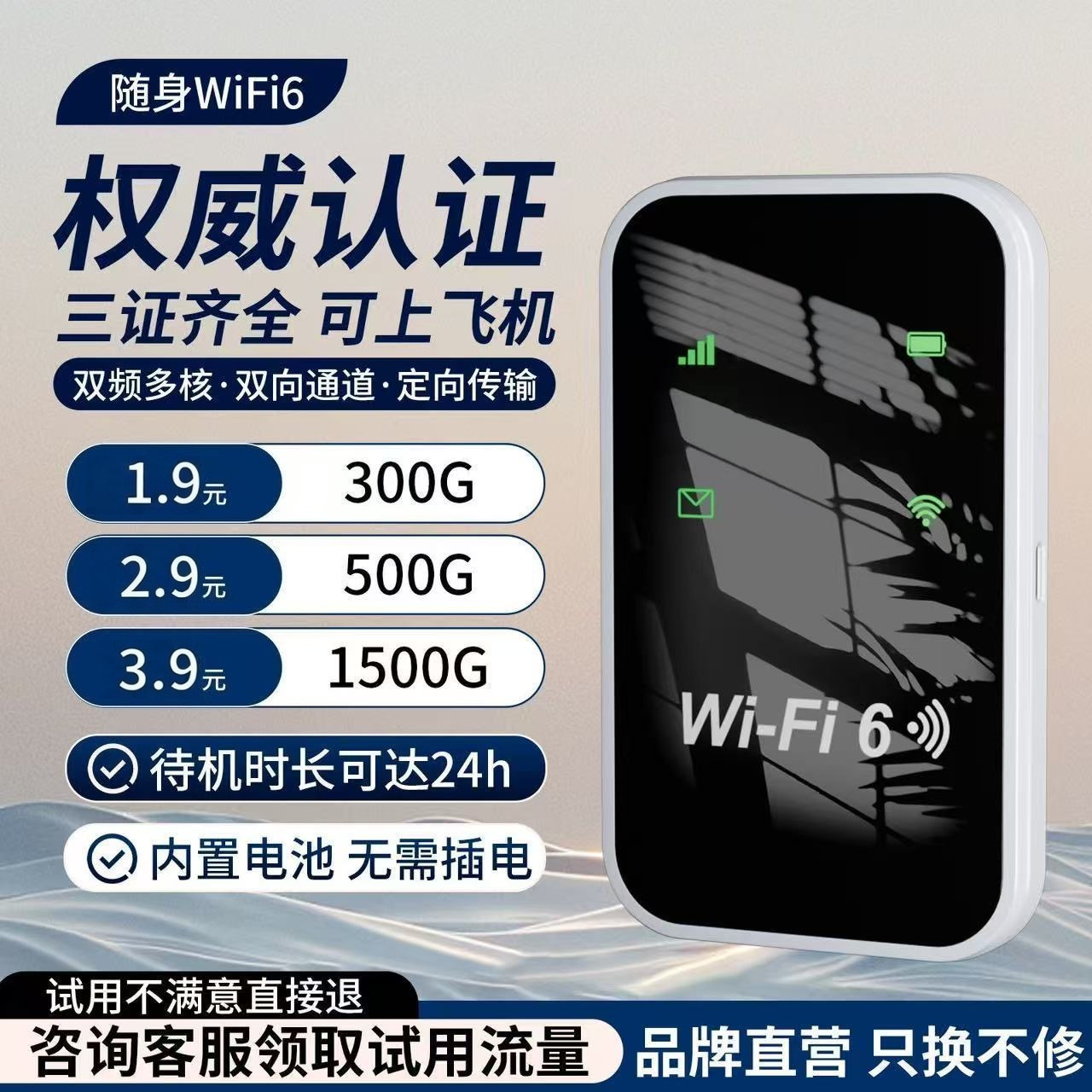 Портативный роутер Wifi6 Wifi6 для уличной трансляции без подключения для строительных площадок, портативный общежитийный беспроводной интернет