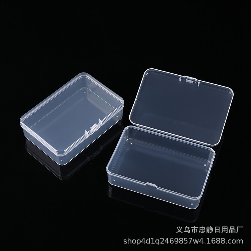 Transparent Plastic Packaging Box Hardware Tool Sample Display Box Parts Packaging Box Accessories Organizing Card Storage Box