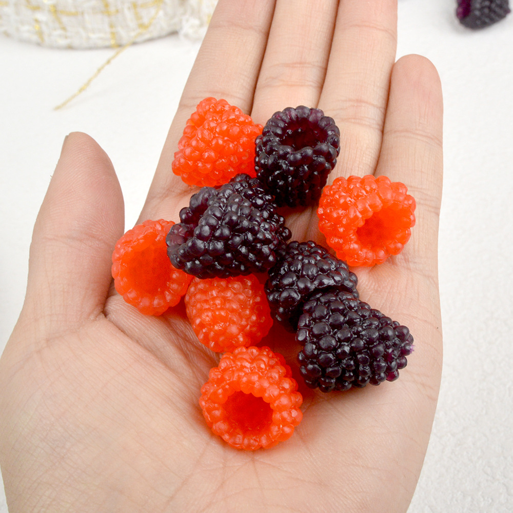 Factory direct sale simulation wild strawberry raspberry raspberry model simulation fake fruit shooting props fruit shop decoration