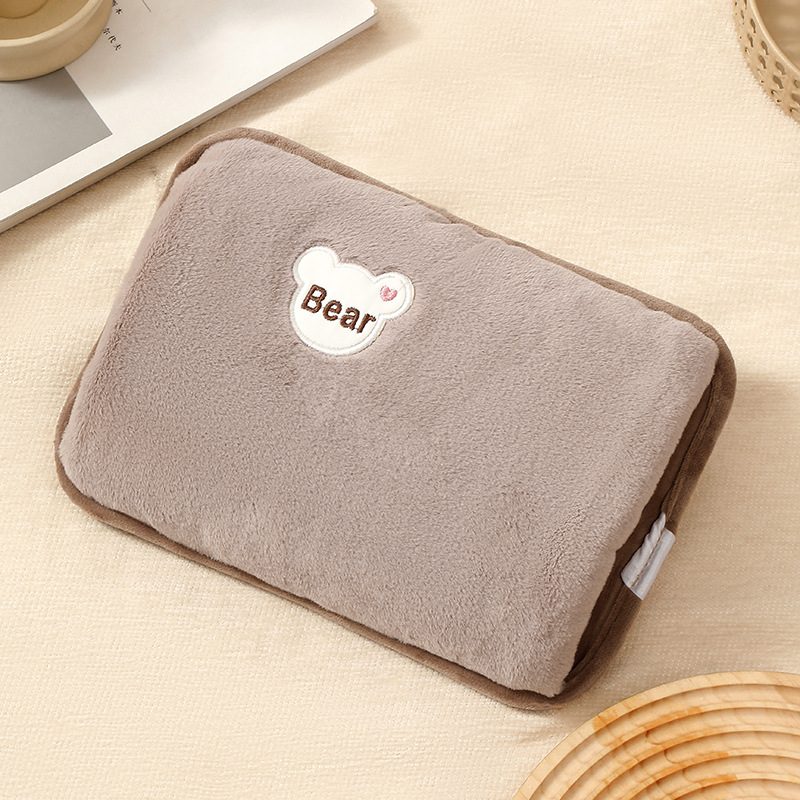 Hot Water Bottle National Standard Rechargeable Explosion-Proof Hand Warmer Warm Water Bottle Electric Warmer Belly Winter Warm Hot Compress Belly
