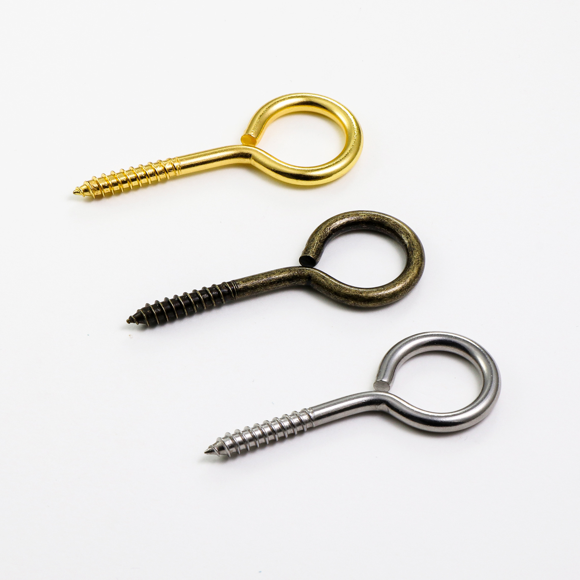 Factory supply stainless steel sheep's eye nail direct selling sheep's eye thread multi-specification metal sheep's eye nail sheep's eye screw ring
