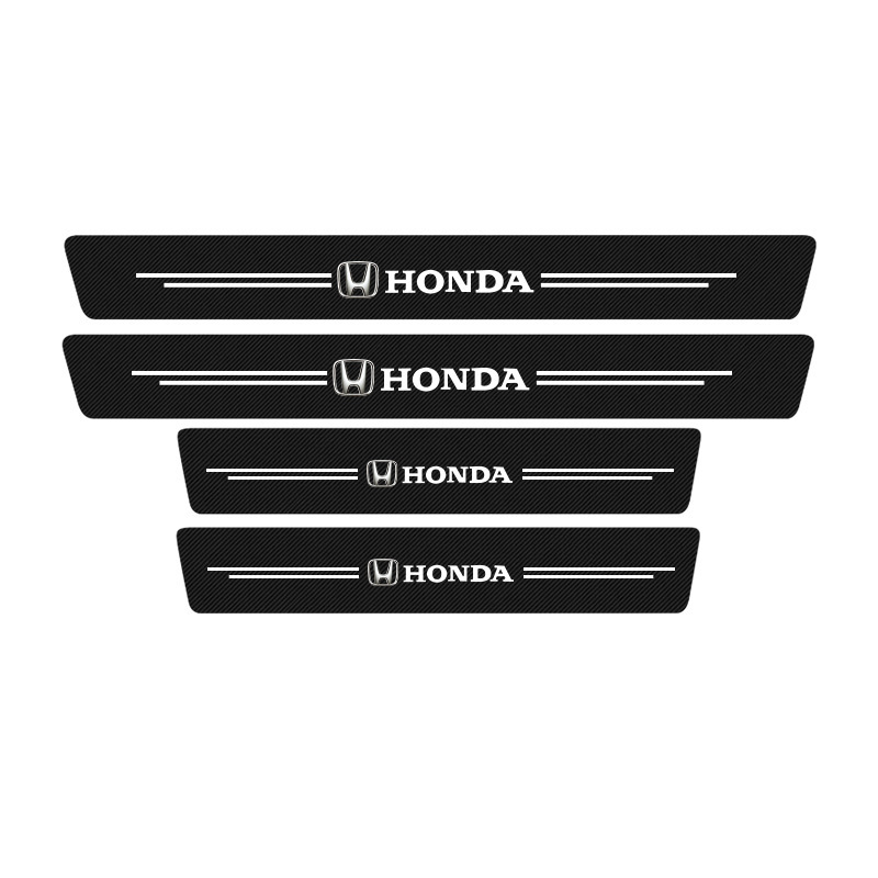 Carbon fiber protective strip car threshold strip anti-stepping protection strip universal trunk pedal anti-scratch protection anti-collision strip