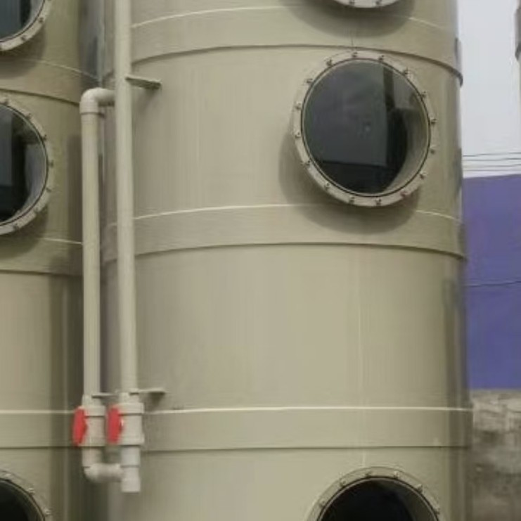 Bond Environmental Protection Spray Tower Exhaust Gas Smoke Treatment Equipment Water Spray Tower Acid Mist Pp Desulfurization Removal Purifier