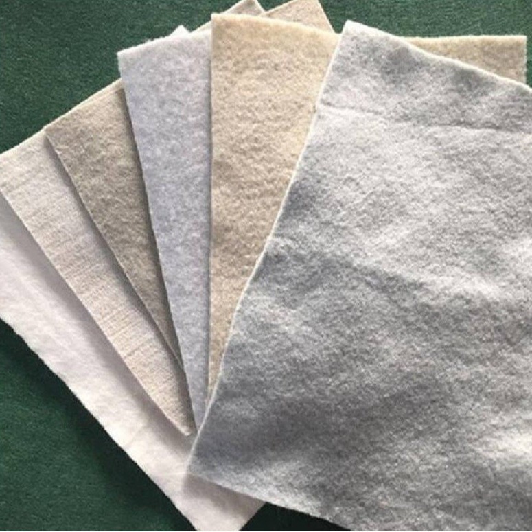 Filament Geotextile Road Engineering Maintenance Acupuncture Non-Woven Fabric Isolation Slope Protection Non-Machine Woven Polyester Non-Woven Fabric Wholesale