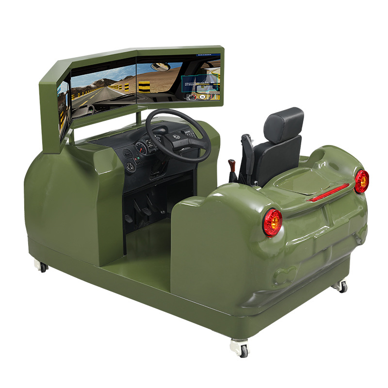 Russian Car Driving System Static Driving Motor Vehicle Simulation Trainer Real Physical Inspection Platform Adjustable