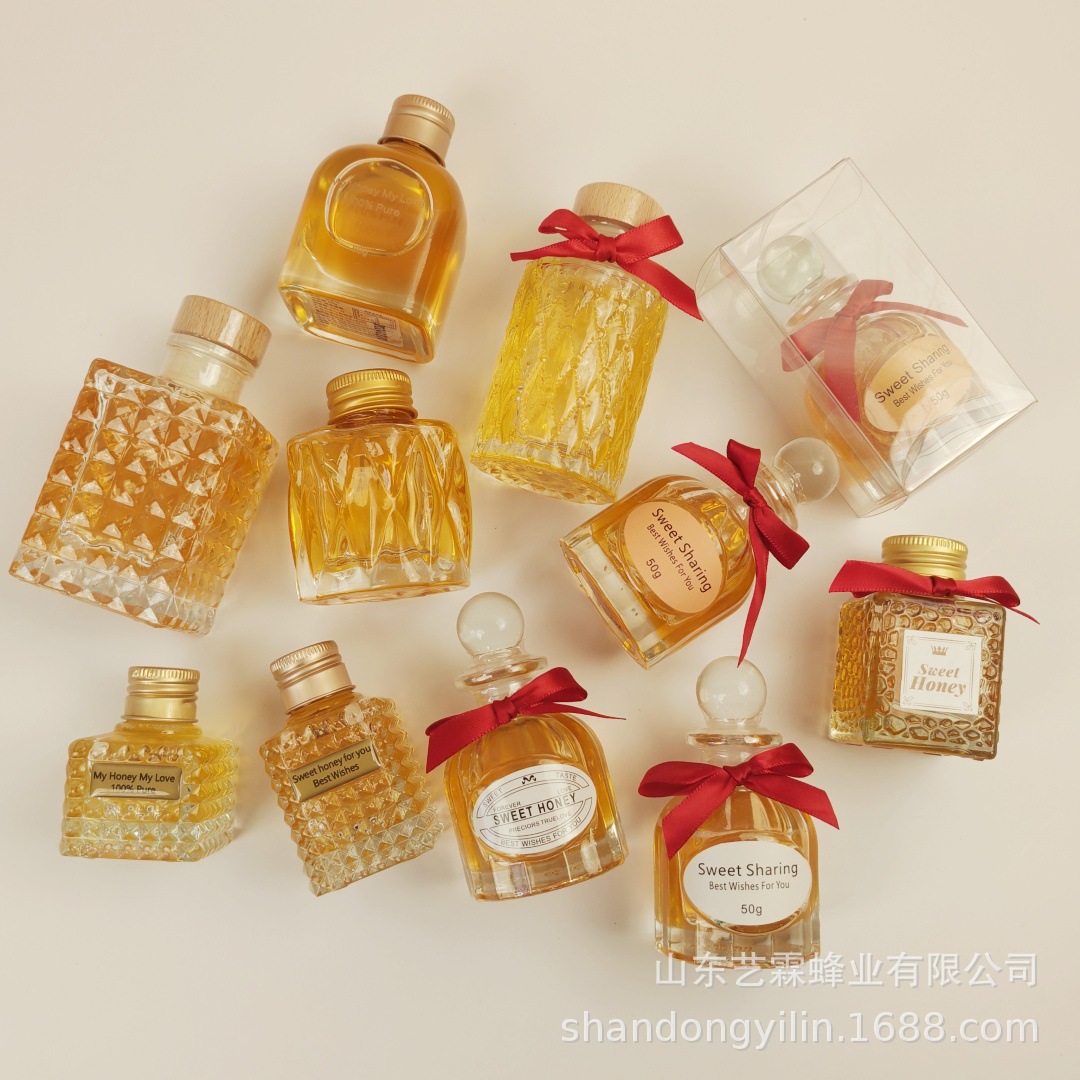 [Ximi] Creative Wedding Honey Wedding Souvenir Small Bottle Products Gift Honey Gift
