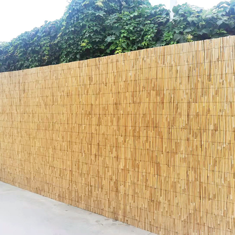 Reed Fence Outdoor Ecological Courtyard Garden Fence Partition Decoration Balcony Screen Reed Fence